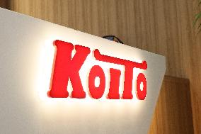 Koito Manufacturing Co., Ltd.signboard and logo